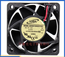 ADDA AG06012HX257003 12V 0.23A 6CM 2-Wire Ball Cooling Fan
