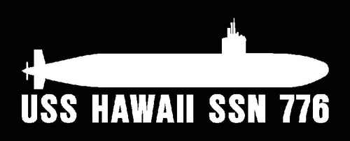 USS HAWAII SSN 776 Silhouette Decal U S Navy USN Military S001 - Picture 3 of 5