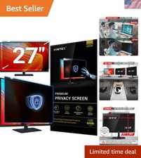 16:9 Privacy Filter Screen for 27-Inch Monitors - Scratch and Glare Protection
