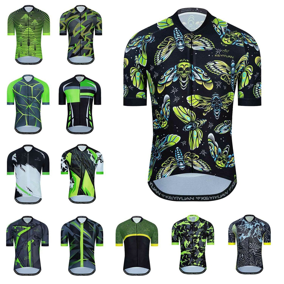 Reflective Zip Pocket Cycling Jersey Men's Bike Bicycle Short