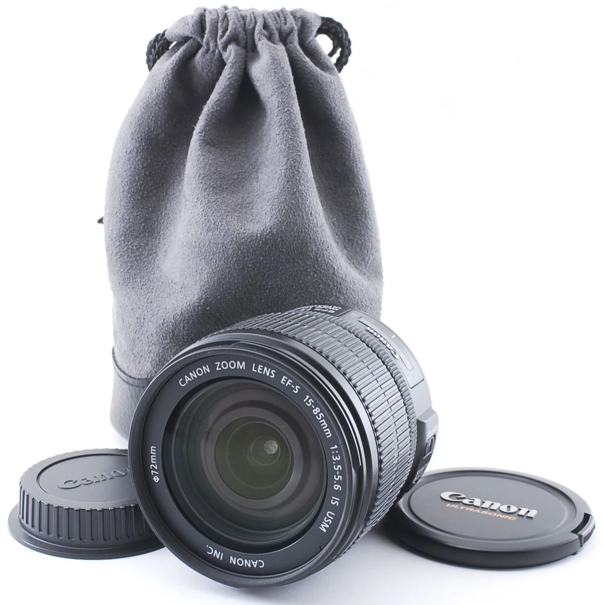 Canon EF-S 15-85mm f/3.5-5.6 IS USM Zoom Lens [Exc+++] w/Case From Japan  Y979