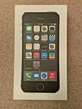USED Apple iPhone 5S Empty box only BLACK 16GB apple STICKERS, instructions