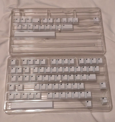 Geekark Triangle White Keycaps - Base, Mods, Accent Kits | eBay