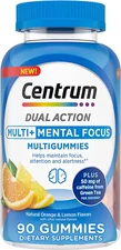 Centrum MultiGummies Dual Action Multi+ Mental Focus Adult Multivitamin