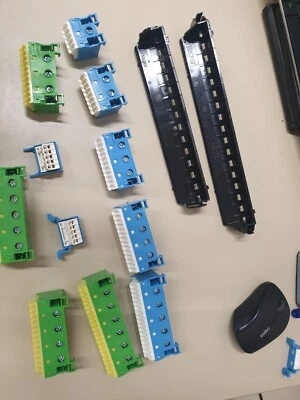 Hager Träger Schiene Leer Klemmen Klemmblöcke KN-E,N wählbar