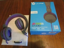 JLab JBuddies Studio Wired Kids Headphones On-Ear, Volume Limiter, Folding New