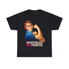 Camiseta Sin embargo Ella Persisted Gráfica, S-5XL