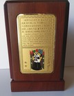 Chinese Peking Opera  Facial Makeup Pencil Desktop Holder Carousel, Wood, Metal — photo 4