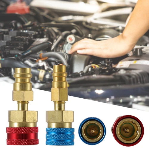 R1234YF to R134A Quick Coupler Adapter Fits Car A/C High Low Side Conversion Kit - Picture 9 of 30