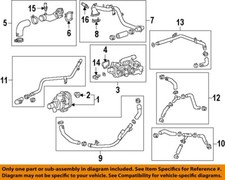 GM OEM 19-26 Canyon Cooling Water Pump-Inlet Pipe 12721220