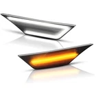 Switchback Turn Signal Front Bumper Side Marker Light For Honda Civic 2016-2021