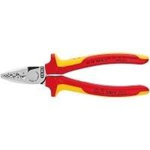 Pinza a crimpare KNIPEX per capicorda 180 mm VDE