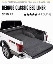 Bedrug Bedmat For Ford F-150 6.5ft Bed 2015-2024 Padded Bed Liner Kit Bedrug Bedmat For Ford F-150 6.5ft Bed 2015-2024 Padded Bed Liner Kit