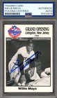 Willie Mays PSA DNA Autograph Rare 1994 Mays Country Chicken Card Signed