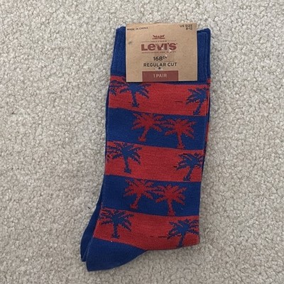LEVI'S AUTHENTIC CASUAL SOCKS MEN'S 1PAIR REGULAR CUT SIZE 8-12 SUPERIOR COMFORT