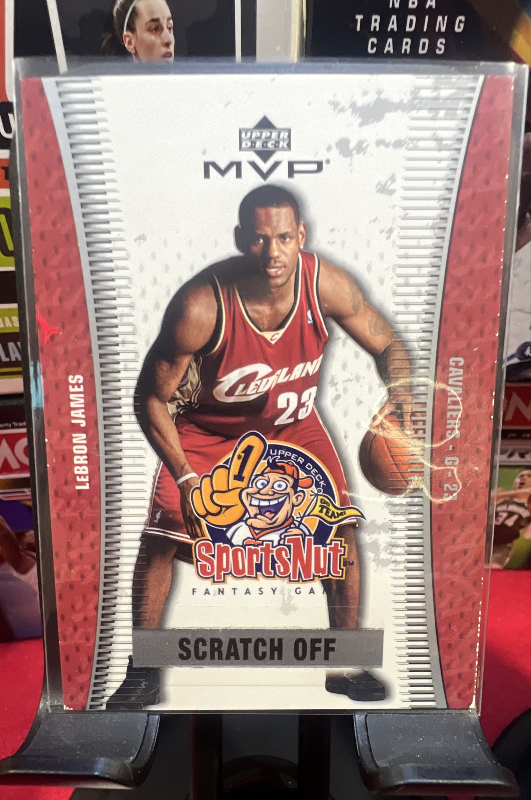 2003-04 Upper Deck MVP - Sportsnut LeBron James #SN90 (RC)