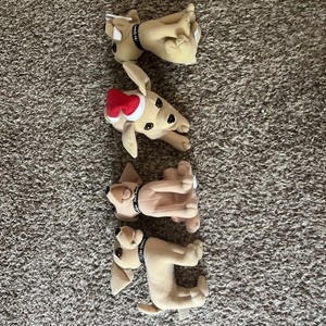 Taco Bell Yo Quiero Chihuahua Dog Set Of 4 1998 Release Vintage Plushies