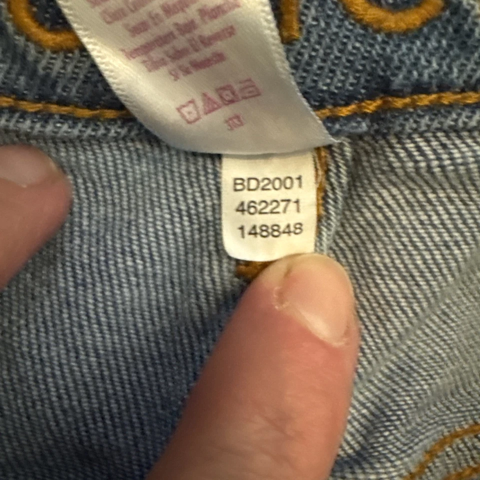 Justice Rainbow Ombre Baggy Jeans Girls 18 (26x27) Colorful Y2K - Image 4 of 4