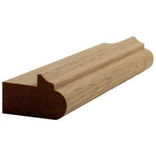 EWLR12 Kitchen Cabinet Light Rail 1-3/8" Wide x 7/8" Trim. Unfinished