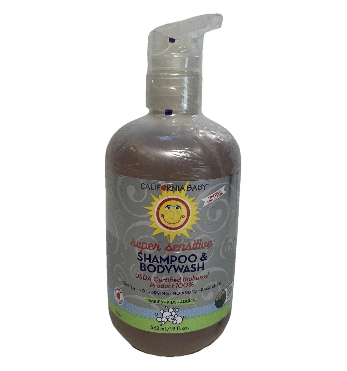 California Baby Super Sensitive Shampoo & Body Wash 19oz USDA Certified Sealed
Opens in a new window