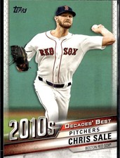 2020 Topps #DB-96 Chris Sale Decades' Best Black (Series Two) #/299