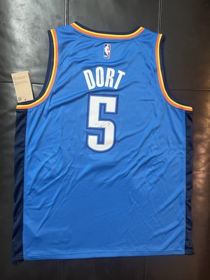 Luguentz Dort Signed Oklahoma City Thunder Jersey Shai Gilgeous Alexander  OK OKC