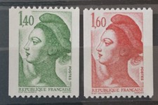 FRANCE 2191/2192  LIBERTE ROULETTE NEUF**