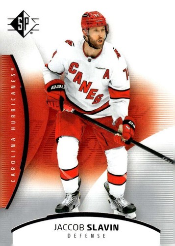 Jaccob Slavin #36 2021 Upper Deck Carolina Hurricanes Hockey Card
