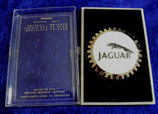 NOS Chrome Jag Jaguar License Plate Topper Badge Accessory Promo E Type