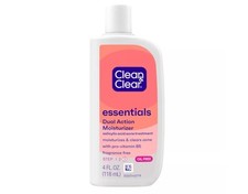 Clean Clear Dual Action Face Moisturizer with Salicylic Acid 4 Fl Oz Acne Care