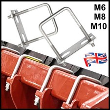 1-20x U Bolts with Nuts Frame Plate Stainless Steel Square U Bolt Clamp Brackets