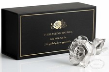 Tin Rose 10th Anniversary for Her Gift - Tin Gift 10 Year Wedding Anniversary fo