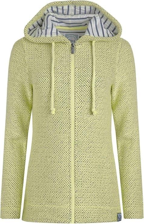 Weird Fish Chicoa Full Zip Hooded Classic Macaroni Jacket image 6