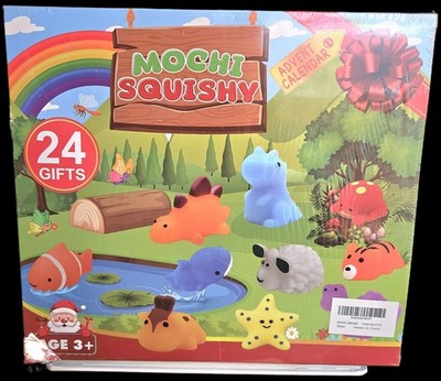 2025 Mochi Squishy Advent Calendar - 24 Christmas-SEALED Corner Of Box Damage