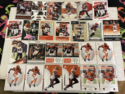 (50) Chad ''Ocho Cinco''  Johnson Football Cards Bengals Lot Collection D