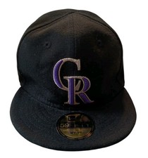 New Colorado Rockies Black New Era 59fifty My 1st Baseball Hat Cap Infant 6 yrs