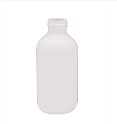 Natural HDPE BOSTON ROUND BOTTLES 100ml | 3.4 oz. Full Case 400 or Half Case 200