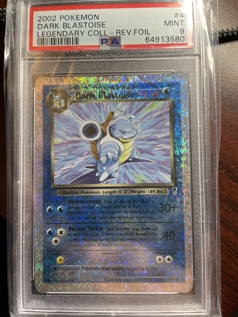Dark Blastoise Legendary Collection. Reverse Holo Foil PSA 9 Pokemon 2002