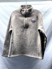 NWOT Patagonia Youth 1/4 Zip Top S 7/8 Gray Pull Over Fleece LS Warm Comfort