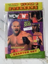 Brand New Sealed Rare Vintage 1999 WCW NWO Sticker Magazine Album  Sticker Set