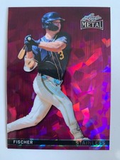 2026 Leaf Metal Stainless ANDREW FISCHER #ed 1/1! Milwaukee Brewers