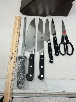 ZWILLING Pro 7-pc Knife Block Set - Walnut