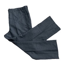 Vintage Pendleton 100 Virgin Wool Trousers Pleated Pants USA Grey Women  s Sz L