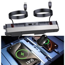 Upgrade 125W USB Hub for Tesla Model Y Juniper 2025-2026  Model 3 Hingland 2024