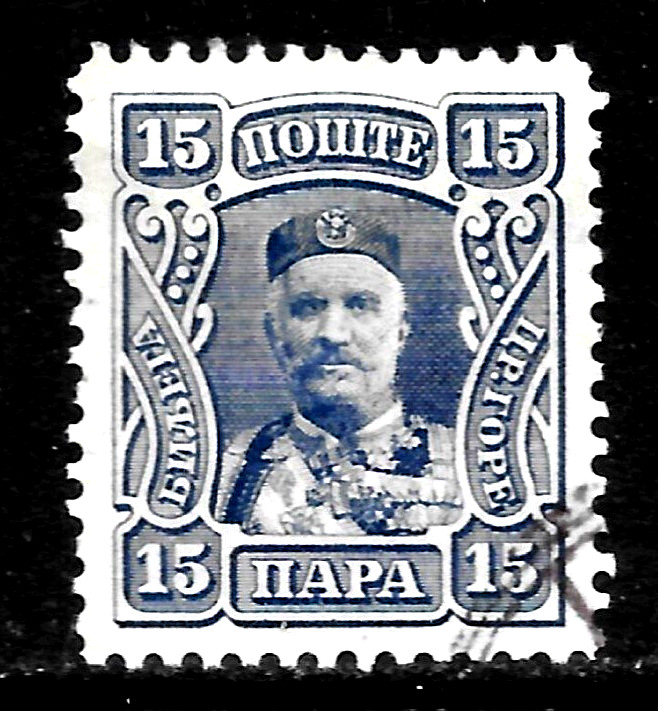 HICK GIRL-OLD  USED  MONTENEGRO  SC#79    PRINCE  NICHOLAS  I        A2784