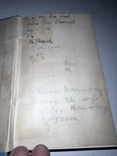 Book Given To The Governor Of PA Martin Grove Brumbaugh 1914