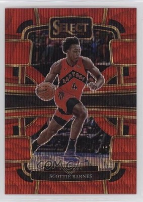 2023-24 Panini Select Concourse Red Wave Prizm Scottie Barnes #54 0b3