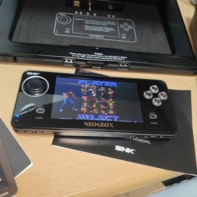 SNK NEO GEO X GOLD Limited Edition Console Black NTSC-J Complete Set Tested