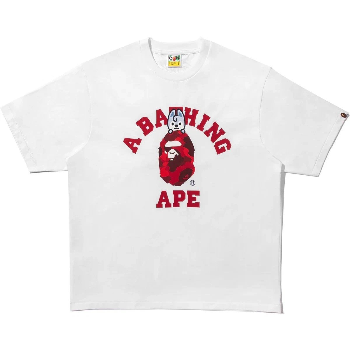 A Bathing Ape White Size XL Shirts for Men for sale | eBay