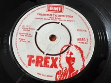 T.REX Children Of The Revolution Jitterbug Love 1972 7" Single Vinyl EX